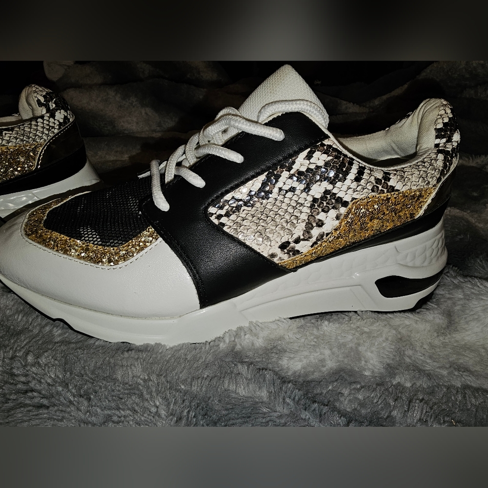 Sneakers wedge chunky fashion shoes